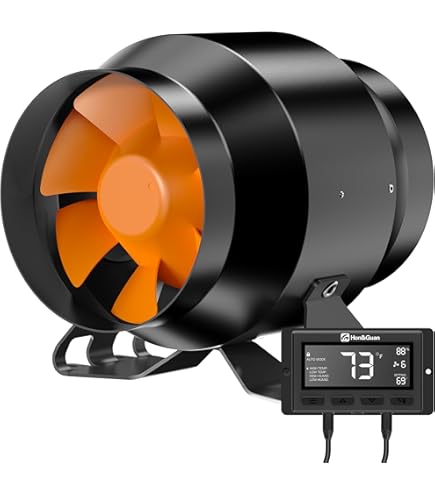 MARSHYDRO 温度・湿度センサー付きファンセット MARSHYDRO 温度・湿度センサー付きファンセット 6インチ